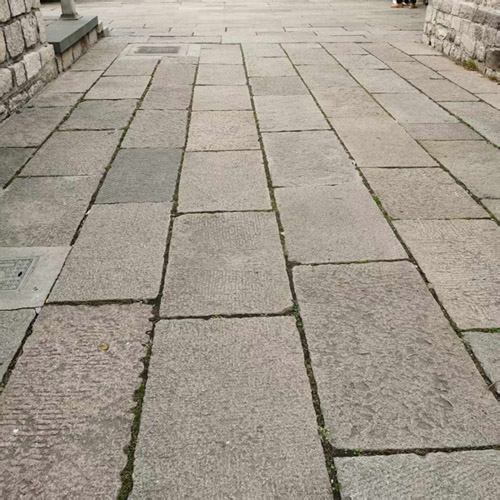 仿古老石板地铺效果